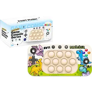 Game Console Pop It Dexterity Toy LEANToys model 20348 – 4 game modes, Dinosaur theme