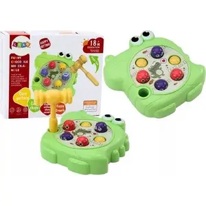 Action Toy LEANToys Wac-A-Mole Crocodile Hammer Game, green