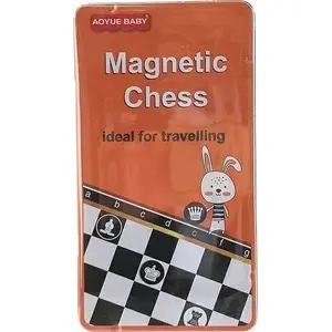 Magnetic Chess Set Adar EDUKAMP – portable travel chess, magnetic pieces, folding board