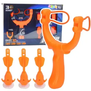Toy Slingshot and Suction-Tip Darts Set LEANToys 3-piece (children's target game)