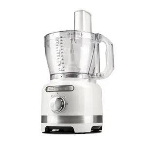 Food processor GigaCube G20099 — 1000 W, 3 L bowl, stainless steel blades, rotary control, transparent/white