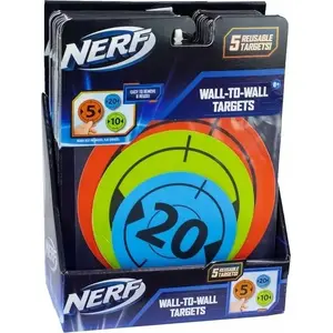 Mērķi HASBRO NERF ELITE WALL CLING TARGETS - atkārtoti lietojami sienas mērķi putu bumbuļiem NERF ELITE