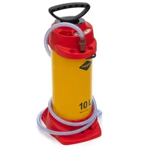 Water storage tank Mesto 3585W — 10 L capacity, red/yellow, indoor and outdoor use