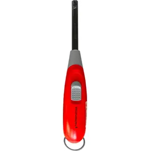 Lighter Ronson XH-360 Boomerang Red — gas refillable torch for fireplace, stove and grill