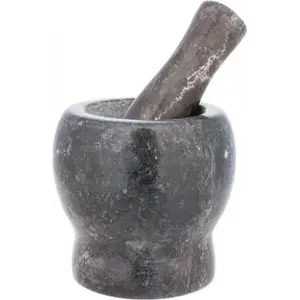 Mortar and Pestle Set KingHoff KH-3337 — kitchen mortar with pestle for grinding and crushing