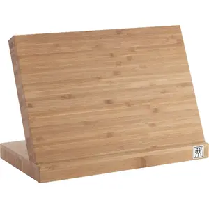 Magnetic Bamboo Knife Block NPC Polska 150×300×185 mm - magnetic knife holder, wooden block
