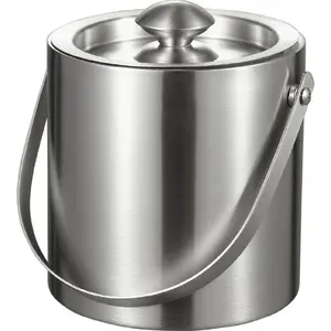 Ice Bucket KingHoff KH-1243, 1.5 L capacity, stainless steel insert