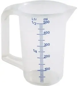 Mērtrauks Paderno 0,5 l no polipropilēna