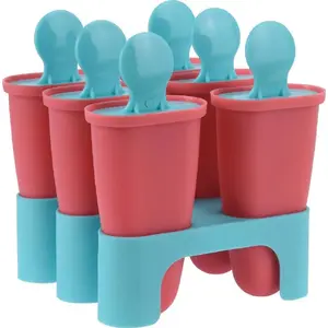 Ice Pop Mold Set Excellent Houseware — 6-piece popsicle molds with stand