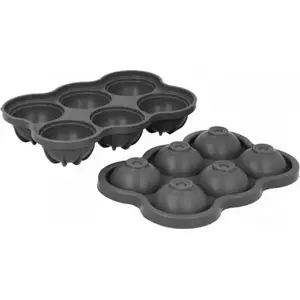 Ice Ball Mold Brunbeste BB-3161 silicone tray for ice spheres, 3× large cavities