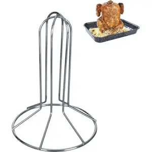 Rotisserie Chicken Roasting Stand ORION 122944 – vertical oven rack for whole chicken roasting