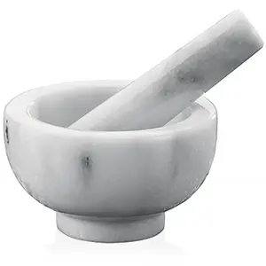 Marble mortar and pestle Küchenprofi, Grey, Ø 11 cm, Height 70 mm