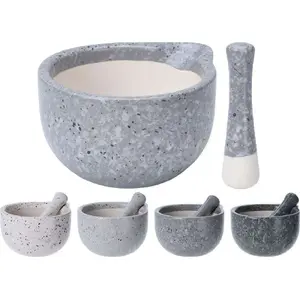 Керамическая ступка с пестиком Excellent Houseware, чаша 10,5 см