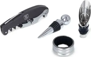 Wine opening set berlinger haus BH-2000 — 4-piece corkscrew and accessories
