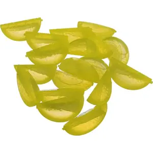 Ice Cube Tray ORION model 151119 — silicone/rigid mold for 20 lemon-shaped ice pieces