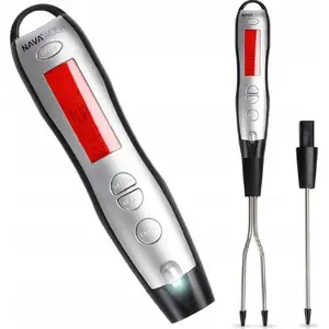 Kitchen digital thermometer with fork and skewer NAVA ACER 38.5 cm