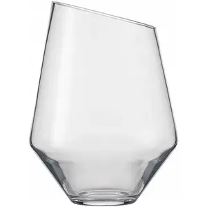 Crystal vase ZWIESEL Diamonds Cristal Clear — large decorative glass vase