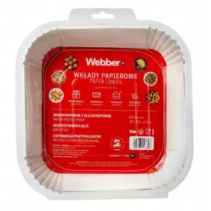 Paper Liners for Air Fryer Webber 20×20 cm, Pack of 60
