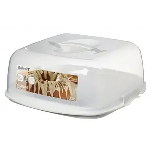 Pārtikas uzglabāšanas trauks kaste sistema 1260, kvadrātveida, 8.8 L, caurspīdīgs, 342×350×132 mm