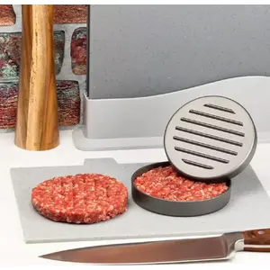 Gaļas prese burgeriem KingHoff KH 1740, kotletu prese 12 cm