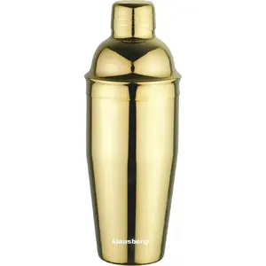 Klausberg bar shaker for cocktails 750 ml, gold finish, model KB-7649