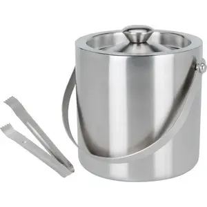 Ice bucket with tongs Excellent Houseware model 122921