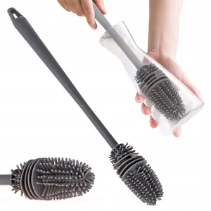 Bottle and Glass Cleaning Silicone Brush GEKO 31 cm
