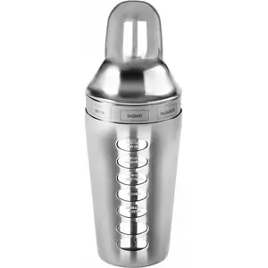 Cocktail Shaker KingHoff KH-1393 600 ml with Reversible Recipe Sleeve