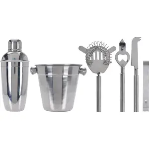Bar tool set Excellent Houseware — cocktail shaker, ice bucket and bar accessories (MPN 720120)
