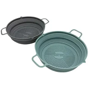 Silicone Insert for Deep Fryer, MPLCo 19 cm Foldable Round