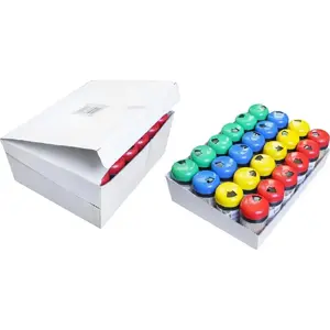 Toothpicks in Plastic Box GoDan 65 x 2 mm, Mixed Colors, 300 pcs