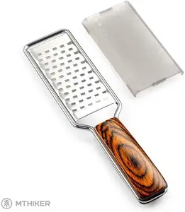 Тёрка gsi outdoors Rakau Grater коричнево‑серебристая — компактная походная кухонная тёрка