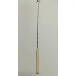 Tīrīšanas suka atkārtoti lietojamām salmiņām klean kanteen Drinkin Straw Brush Cotton, kokvilnas sari, šauru cauruļu tīrīšanai