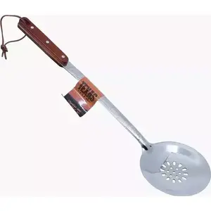 Kamado Ladle Skimmer Spoon Texas Club — nerūsējošā tērauda grila lāpstiņa