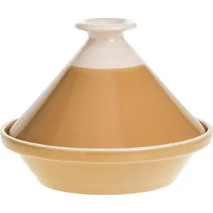 Tagine Cookware Secret de Gourmet 154390D — Moroccan-style clay cooking vessel