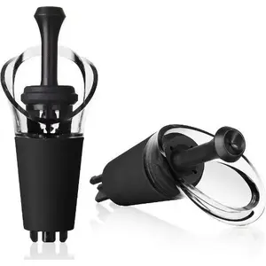 Vacuvin Wine Vacuum Stoppers Set of 2 with Pourer — universal fit