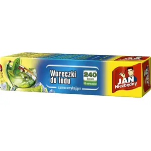 Ice Bag Refill Box JAN Niezbędny 240 pieces (disposable ice bags)