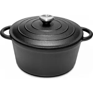 Cast Iron Casserole Pot 2.4L 22cm KRISBERG KS-2551