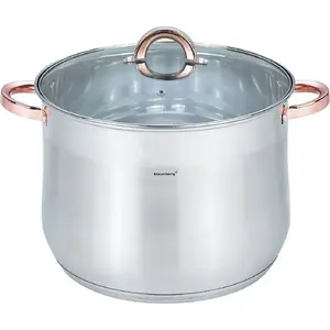 Кастрюля Klausberg с крышкой 30 см 16 л KB-7796 (нерж. сталь)