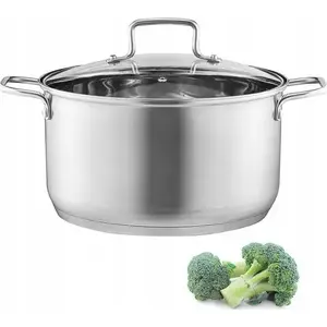 Saucepan Ambition Hugo 24 cm 4.5 L with Lid — stovetop cookware