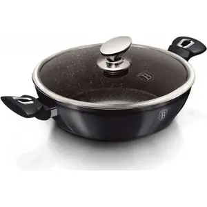 Berlinger Haus cookware pot 28 cm Carbon Pro model BH-6898, granite-coated cooking saucepan