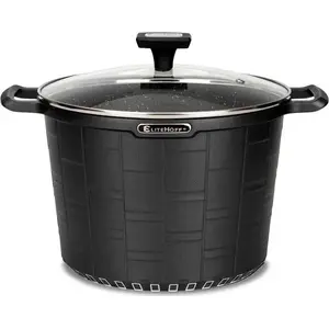 Granite-style Pot with Lid Elitehoff E-7032 24 cm, 6.5 L