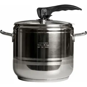 Pressure Cooker ORION PROFI 7L — stainless steel, induction-compatible, universal