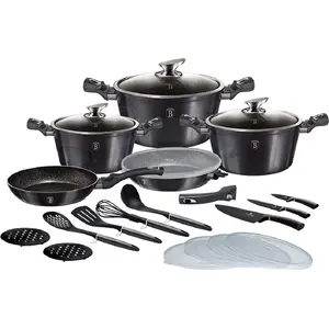 Cookware set berlinger haus BH-7181 — 22-piece metallic aquamarine set
