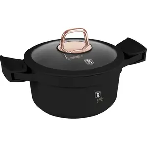 Cookware pot berlinger haus 20 cm BH-1456 Black Rose - 20cm saucepan