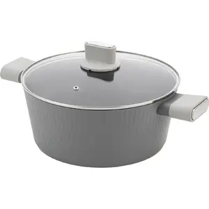 Pot Florina Serrano 28 cm 6.1 L — aluminium pot with lid by Florina