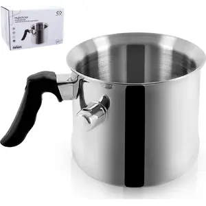 ORION Milk Cooking Pot 2.5 L Stainless Steel — universal saucepan for heating and boiling milk