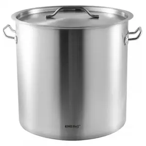 Stockpot with Stainless Lid KingHoff KH-1964, 33 L, stainless steel