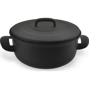 Belis emaljēts katls ar vāku 20 cm 3 L — universāla virtuves trauka