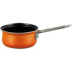 Saucepan RIESS Rondel 16 cm Corall – 16 cm diameter enameled steel saucepan